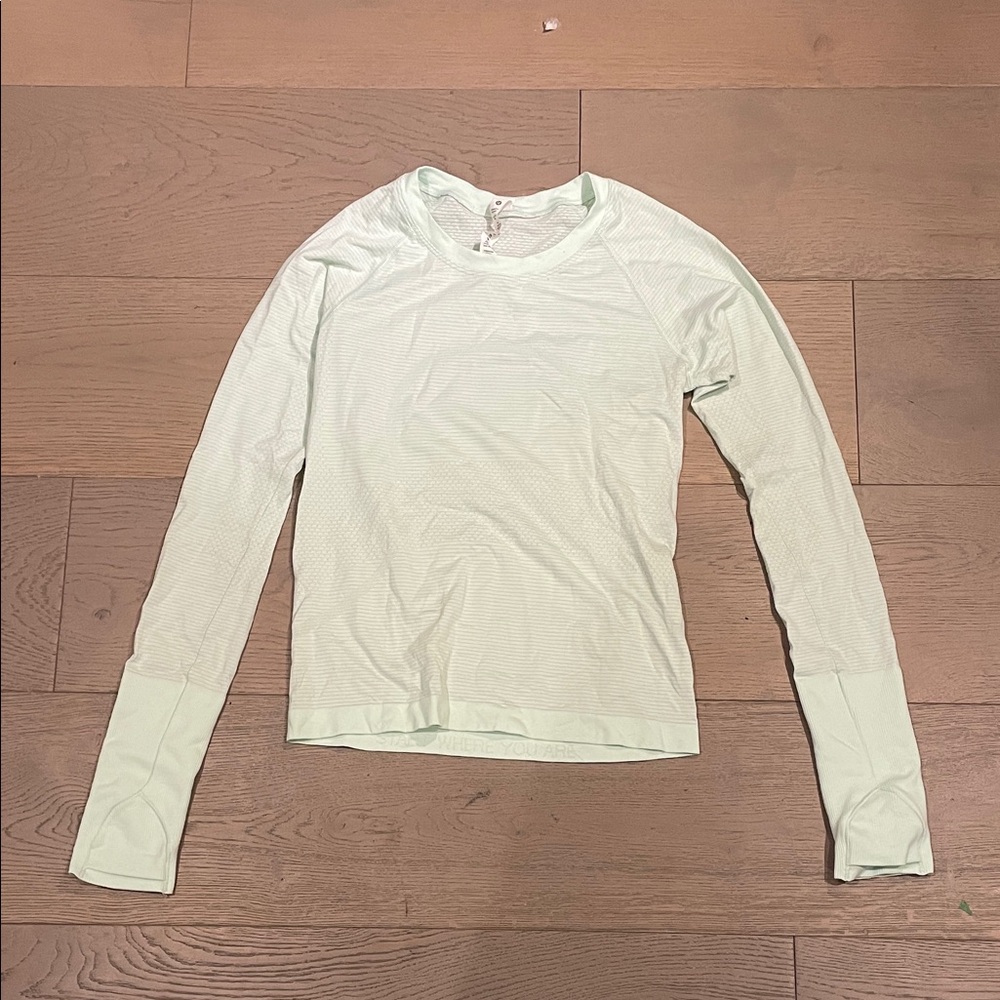 Women's Mint Long Sleeve Top